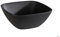 APS 85071 Schale NERO, 19,5 x 19,5 cm, Höhe 8 cm, Melamin, schwarz, 1,5 Liter