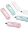 3 Stück Mini Box Cutter, Mini Cuttermesser, für Auspacken und Öffnen von Briefen, Kompakt, Exquisit und Einziehbares, für Umschlag Paket Papierschnitt, Schachtel Oder Verpackung