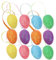 TOPBATHY 12St Glitzer Ei Anhänger -Spielzeug Glitzereier-Ornamente Ostern Eier Easter Egg Decoration Hausdekorationen für zu Hause Haushaltsdekoration entzückende Ostereier Foto