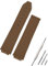 LUGEMA Damen-Silikonarmband 15 Mm X 21 Mm Kompatibel Mit Hublot-Armband, Kautschukband, Wasserdichtem Sportuhrenzubehör (Color : Brown, Size : 21mmx15mm)