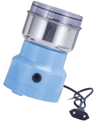 Gralara Molinillo Multiusos Eléctrico Mini Molinillo de Especias Molinos de Alimentos Secos Especias Arroces Y Maní Molinillo Triturado Molinillo de Café para, Azul