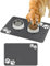 Tapis De Nourriture Pour Chien Tapis De Gamelle Absorbant Pour Les Sols Tapis De Nourriture Pour Chien Chat Animal De Compagnie Tapis D'alimentation Pour Chiens Et Gamelles Antidérapant (30*50cm)