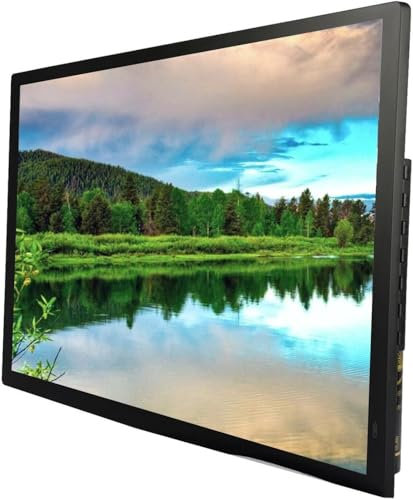 CFDZCP 32-inch Large Digital Photo Frame, 1920 * 1080 IPS Display, Smart Motion Sensor, Plug And Play, Easy Setup(Schwarz)
