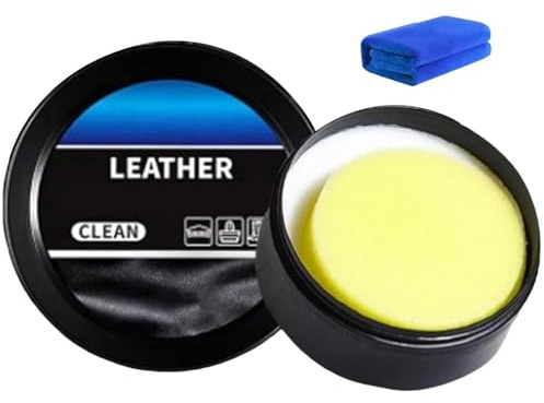 Auto Lederpflege Reinigungspaste | Lederreiniger Conditioner | Conditioner, Schuhreiniger, Pflegecreme, schonend für Handtaschen, Geldbörsen, Schuhe, Gürtel