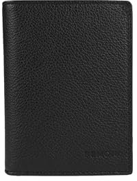 BEMON Portefeuille pour Homme en Cuir Grainé, 13 x 10 x 2 cm, 7 Emplacements Cartes, Protection RFID
