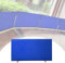 Tischtennis-Zaun 1 Stück/2/4/5/6 Stück Tischtennis-Absperrung blau – Ping-Pong-Feldzaun-Umrandungs-Barriereblock mit 420D-Oxford-Tuch – beweglicher Indoor-Wettkampfplatzzaun für Club/Schule/Stadion(1