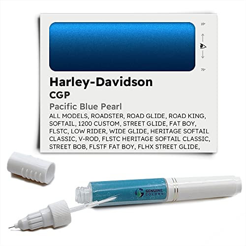 Genuine Colors Lackstift PACIFIC BLUE PEARL CGP für Harley-Davidson Blau ALL MODELS, ROADSTER, ROAD GLIDE, ROAD KING, SOFTAIL, 1200 CUSTOM, STREET GLIDE, FAT BOY, FLSTC, LOW RIDER, WIDE GLIDE, HERITAG