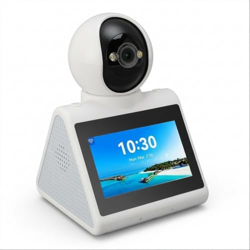 Plyisty Video Calling Smart Camera, 2 Way Video Calling Camera 1920 X 1080 Resolution with Screen for Home
