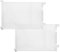 derimkcoa 2 Pack Treppenschutzgitter Ausziehbar für Babys, 0-140 cm Baby Absperrgitter Türschutzgitter Treppenschutzrollo,Tierschutzgitter Geeignet für Treppen/Türen/Innen & Außen (Weiß)