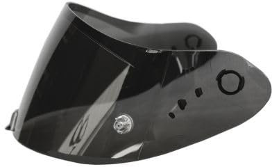 Visiera compatibile con Scorpion Exo - R1 EVO Air - R1 Carbon Air - 1400 EVO Air - 1400 Carbon Air - 520 EVO Air - 391 - Schermo Predisposto per Pinlock (nero)