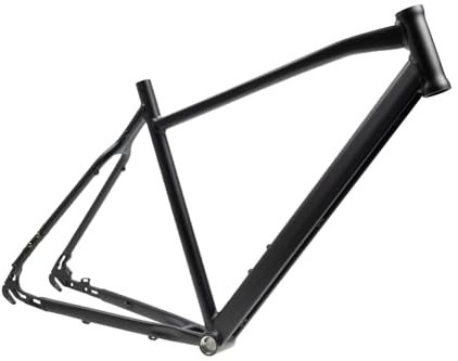28 Zoll Reise Fahrrad Rahmen für Gates Riemen Disc Nabenschaltung Rh 53cm Schwarz Matt