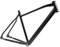 28 Zoll Reise Fahrrad Rahmen für Gates Riemen Disc Nabenschaltung Rh 53cm Schwarz Matt