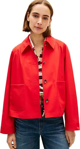 Tommy Hilfiger Damen Cotton Short Jacket Ww0ww49585 Andere Jacken (1er Pack)