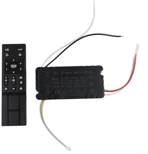 Aprilsunnyzone Ceiling Fan Light Remote Control, Wireless Dimming Controller, Driver Accessories, for battery Monitoring