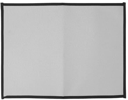 QWUUYEC Feuerfeste Grill Matte, Hitzebeständige Glasfaser, Faltbare Feuerstelle Unterlage 105x60cm, Grau - Hochtemperaturbeständig, Leicht Tragbar, Für Garten und Outdoor BBQ (S Gre)