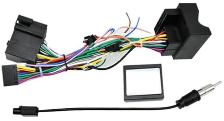 For VW For T5 2003-2015 Car Radio Fascias Frame 9 Inch Stereo Panel Harness Power Cable Adapter Canbus Mount Kit Radio Panel Fascia