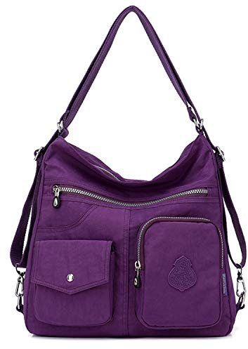 Outreo Kuriertasche Damen Schultertasche Umhängetasche Handtasche Designer Strandtasche wasserdichte Messenger Bag Rucksäcke Sporttasche Taschen für Mädchen Reisetasche Nylon