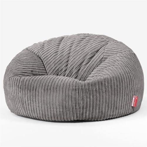 Lounge Pug, Sitzsack Sofa, Relaxsessel, Cord Schiefergrau