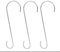 Garden Mile Set of 3 Bird Feeder Hanging Hooks - Strong Rust Resistant Outdoor Hanging Heavy Duty Hardwearing