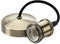 Knightsbridge 6 Inch E27 Vintage Pendant Set in Antique Brass, 150mm