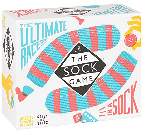 Green Brothers Games | The Sock Game | Board Game | Ages 8+ | 2+ Players | 5-30 Minutes Playing Time