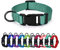 AUDWUD Dickes Nylonhalsband,klassisches verstellbares Hundehalsband in Mehreren Farben,geeignet für kleine,mittlere und große Hunde,4 Größen