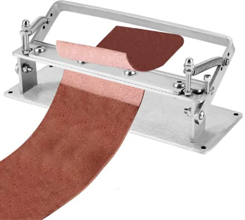 MXBAOHENG Máquina de Pelado de Cuero 18 cm Máquina de Corte de Cuero Manual