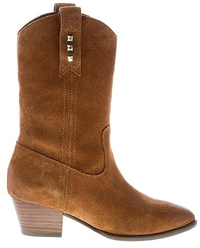 ASH Donna Stivale texano Hooper in camoscio Marrone. Tacco 5 cm Color Marrone Size 41