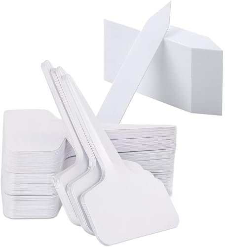 Roosea 200 Piezas Etiquetas Plantas Exterior Etiquetas de Plantas Etiquetas de Jardín Placas de Plantas de Plástico Etiquetas para Plantas Jardineria Exterior Etiqueta de Plástico para Plantas