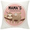 Yamonic Geschenke für Mama Muttertagsgeschenk Geburtstagsgeschenk für Mama Faultier Geschenk Faultier Kissenbezug 45x45cm Geschenk zum Muttertag Mamas Schnarchecke Geschenk Mama Kissenbezug