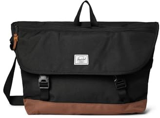 Herschel Supply Co. Cove Messenger, Black/Saddle Brown