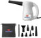 XPOWER Electric Air Duster for Dusting Drying Inflating Blowing Car Detailing Computer Leaf Blowing (Weiß, A-2S)