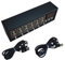 Cpolebev USB-Schalter 6-Wege-USB-Hub Schreibtisch-Controller Sprachsteuerung Retro-Schalter Ornamente mit OLED-Bildschirm RGB-Licht