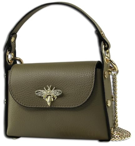 Toscanto Tasche graugrün dunkeltaupe Leder OTT831UN2