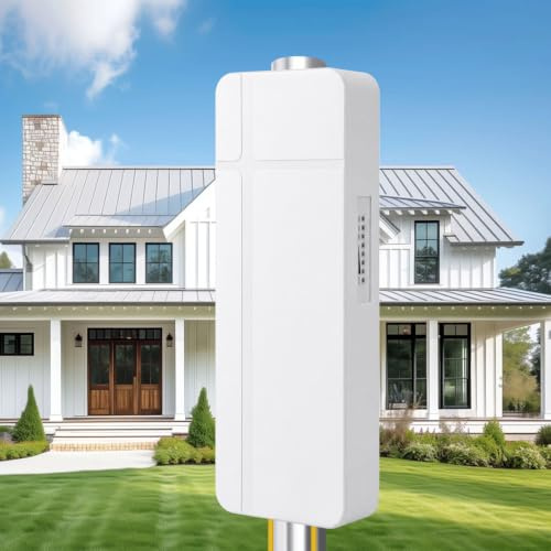 Outdoor WLAN Repeater & Bridge 1200Mbps, 5KM Gigabit CPE, 16dBi Antenne | MTK-Chip & Dual 200mW PA; IP65 Wetterfest für Garten und Farm; 16-Bit LED-Setup mit 9-30V PoE; 2 Jahre Sorgenfrei-Garantie