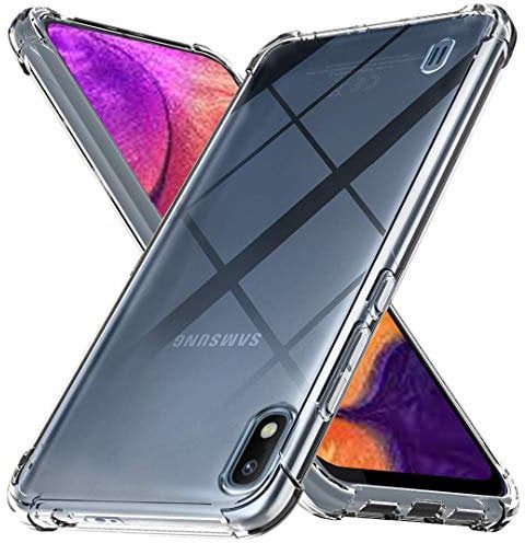 DN-Technology Galaxy A10 Clear Case, Ultra Slim Transparent Liquid Gel Soft TPU Bumper Phone Cover (Compatible With Tempered Glass) (Transparent, Samsung Galaxy A10, 1 pack)