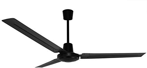 Orbegozo CF 107142 - Ventilador de techo, mando a distancia de pared, silencioso, 3 aspas metálicas, 142 cm de diámetro, 70 W de potencia, 8435568401372