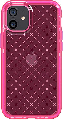 tech21 Evo Check Case für Apple iPhone 12 Mini 5G mit 3,6 m Fallschutz, leuchtendes Pink