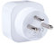 Israel Adapter Plug Reisen Stecker Typ H zu EU Europe European Typ C E F Steckdose für Spain ES France FR Italy Italian IT Germany DE Portugal Denmark Dänemark Griechenland Türkei Universal 3 Pin