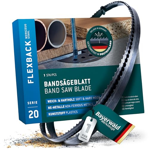 Bayerwald Werkzeugstahl Bandsägeblatt - 2240 x 13 x 0.65 x 6 / Holz, NE-Metalle, Kunststoff, dünne Bleche/Sägeband passend für Elektra Beckum uvm.