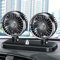 Auto Ventilator, Riloer 24V Tragbarer Doppelkopf Auto Ventilator für PKW LKW, Lufterfrischer und Kühler mit Zigarettenanzünderstecker