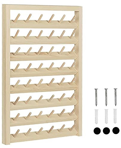 Wand Fadenhalter 48/54 Spulen Garnhalter Fadenspulen Organizer Garnfäden Organisation Für Stickerei, Quilten, Nähen, Haare Flechten