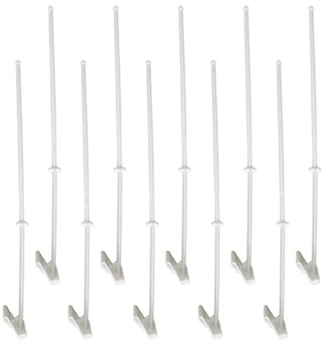 DOITOOL 5 Stücke Autofenster Flagge Pole Fenster Flag Halter Clip auf Auto Flagge Fahrzeuge Fahnen Unterstützung Halter ohne Flagge Für Patriotische Tageswahl Party Dekoration