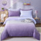 Set di biancheria da letto viola lavanda sfumata copripiumino arcobaleno copripiumino federa con chiusura a cerniera per bambini ragazze adolescenti adulti (dimensioni singolo 135 x 200 cm)