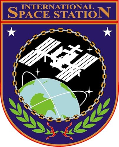 U24 Aufkleber ISS Emblem Raumstation International Space Station 30 x 36 cm Autoaufkleber Sticker Konturschnitt
