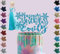 Elsa Glitter Cake Topper(BabyBlue)