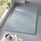 Taracarpet Teppich Kurzflor weicher Designer Uni Bodenbelag Madrid fürs Wohnzimmer, Kinderzimmer, Schlafzimmer und die Küche geeignet Hell-Blau 080x250 cm