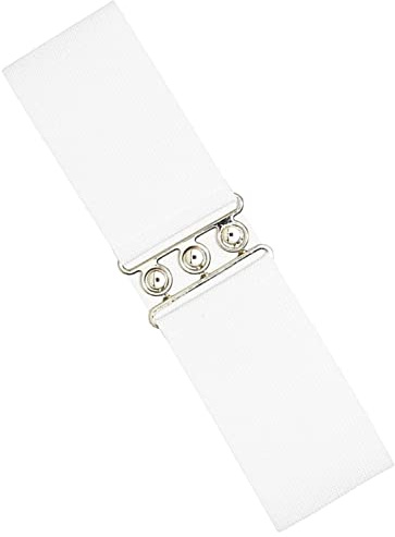 989Zé ENZO Womens Elasticated Stretch Belts Wide Ladies Elastic Stretchy Belt for All Waist Sizes