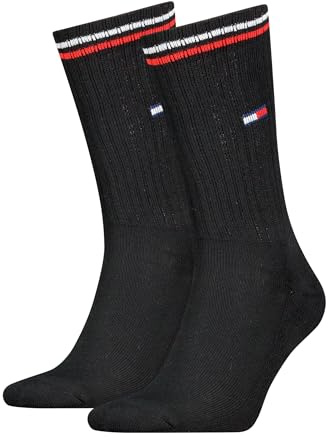 Tommy Hilfiger Unisex Crew Socken (2er Pack)