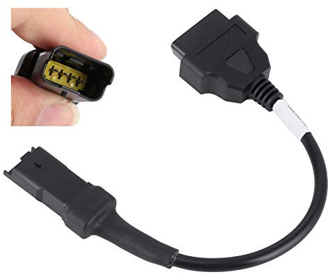 Ejoyous 4-Pin auf OBD2 Diagnoseadapter für Panigale, Multistrada 1200 2010-2014, Motor-Daten auslesen, für Diavel 2010-2014